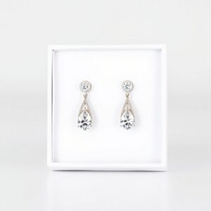 Bespoke Diamond Drop Earrings Package