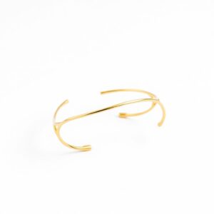 Custom Artisan Gold Cuff Bracelet